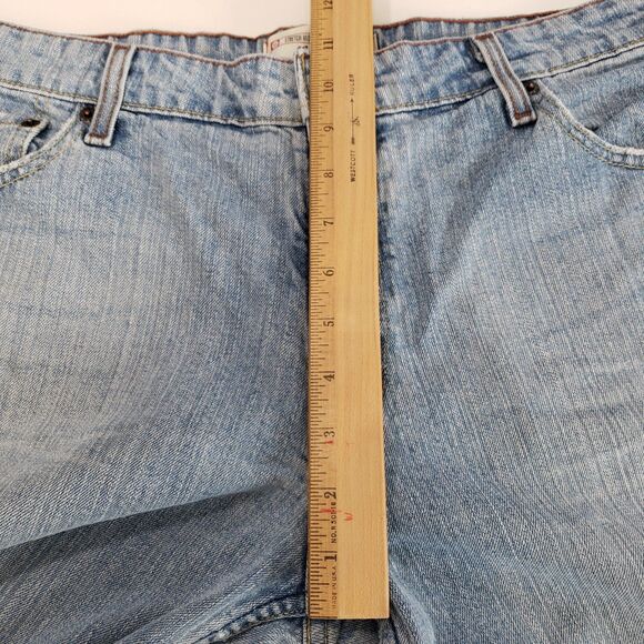 Women's Levi Strauss Signature Jeans Stretch Mid Rise Bootcut Misses 14 Medium - Picture 9 of 12
